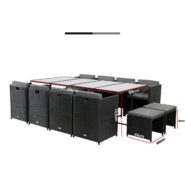 images DREAMO Outdoor Dining Set Size