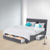 DREAMO Fabric Bed Frame Side