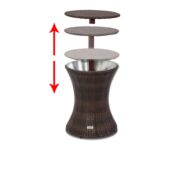 DREAMO Ice Bucket With Height Adjustable Table