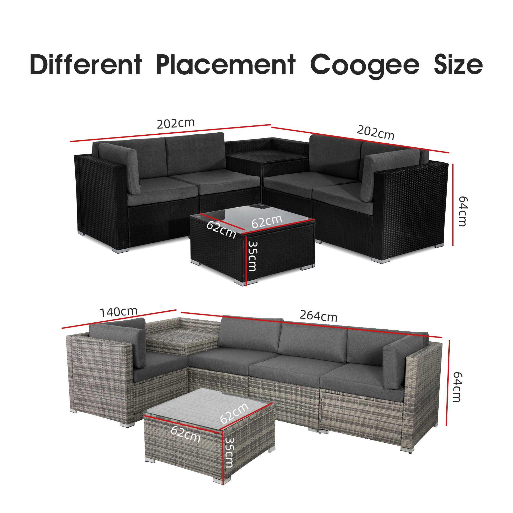 DREAMO Modular Lounge Sofa Square Size