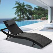 images DREAMO PE Wicker Outdoor Sunbed