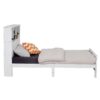images DREAMO Timber Bed Frame Side