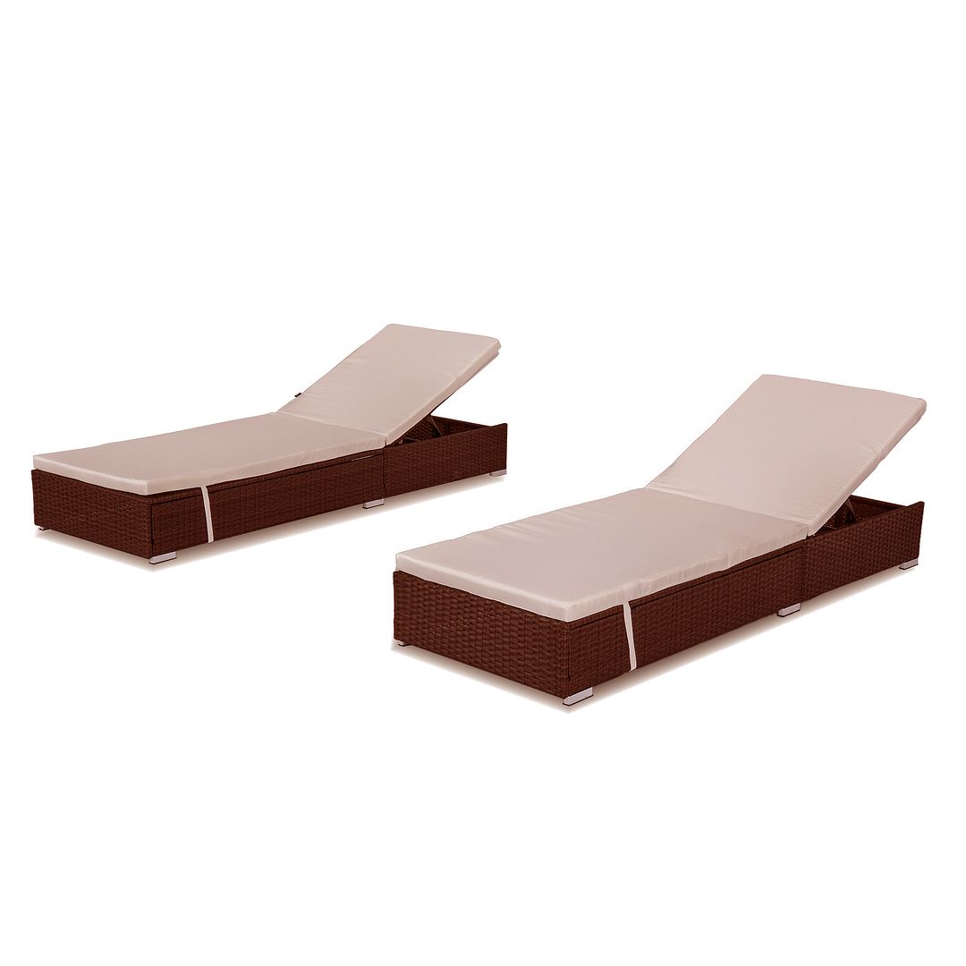 images DREAMO Sunbed Lounge Set Side