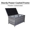 images DREAMO PE Wicker Storage Box Sturdy Frame